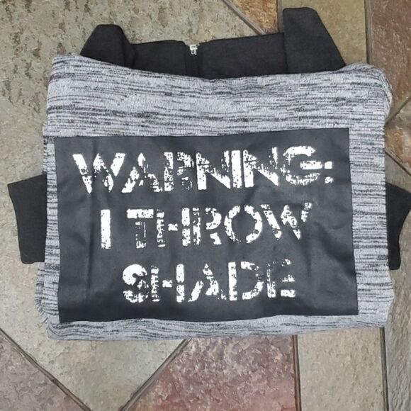 Graphic 'Throw Shade' Hoodie. size small, new no tags. - Picture 3 of 8